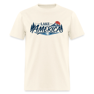 Lake America Men's T-Shirt - sweet cream heather