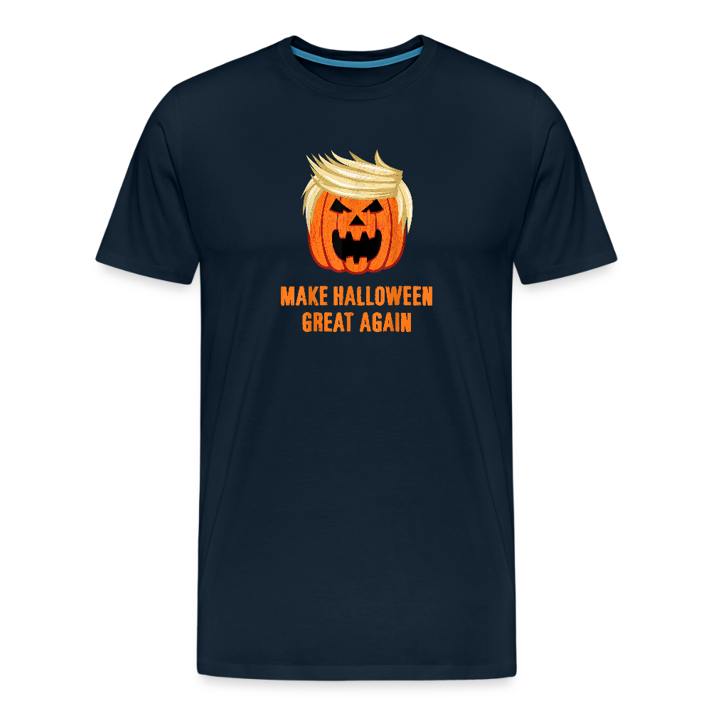 Make Halloween Great Again Men's Premium T-Shirt - deep navy