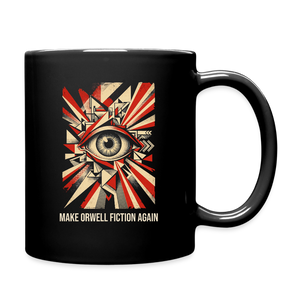 Make Orwell Fiction Again Black Mug - black