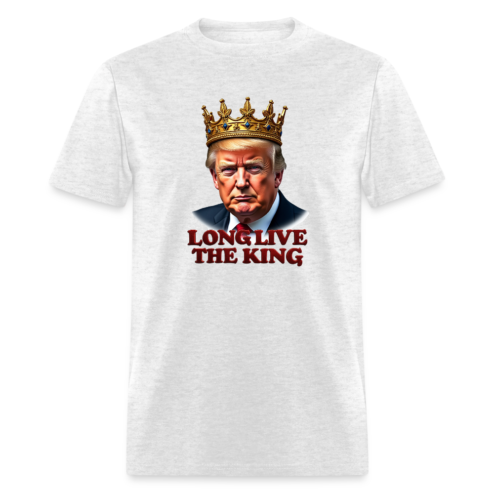 Donald Trump "Long Live The King" Unisex Classic T-Shirt - light heather gray