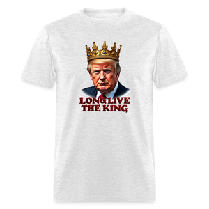 Donald Trump "Long Live The King" Unisex Classic T-Shirt - light heather gray