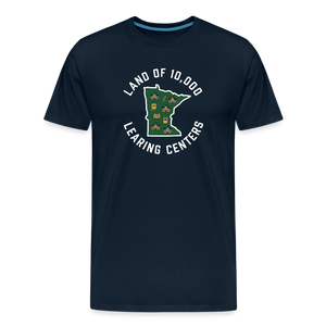 Land of 10,000 Learning Centers Funny Men's Premium T-Shirt - deep navy