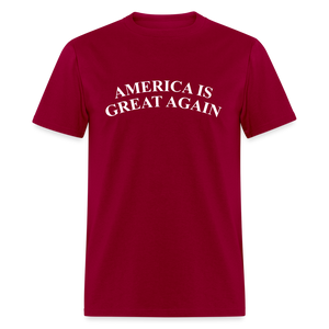 America Is Great Again Unisex Classic T-Shirt - dark red