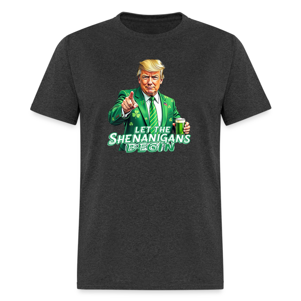 Let The Shenanigans Begin Classic T-Shirt - heather black