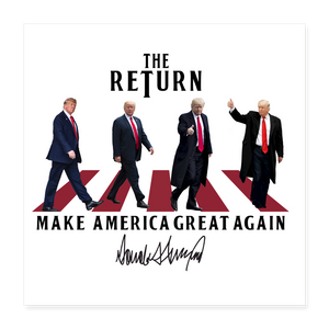 The Return Poster 16x16 - white