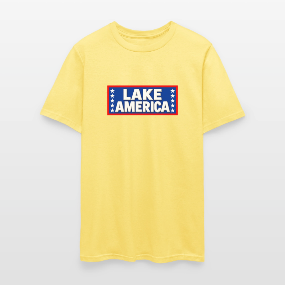 Lake America T-Shirt Men's T-Shirt - cornsilk