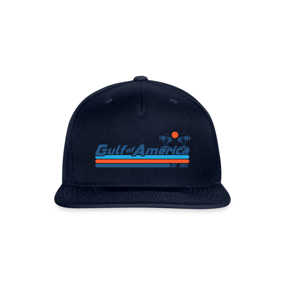 Gulf of America Snapback Baseball Cap - navy