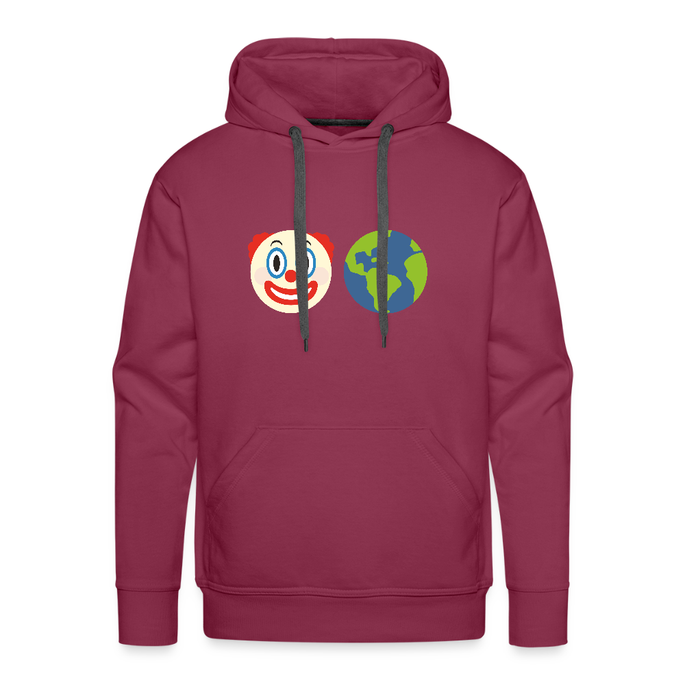 Clown World Men’s Premium Hoodie - burgundy