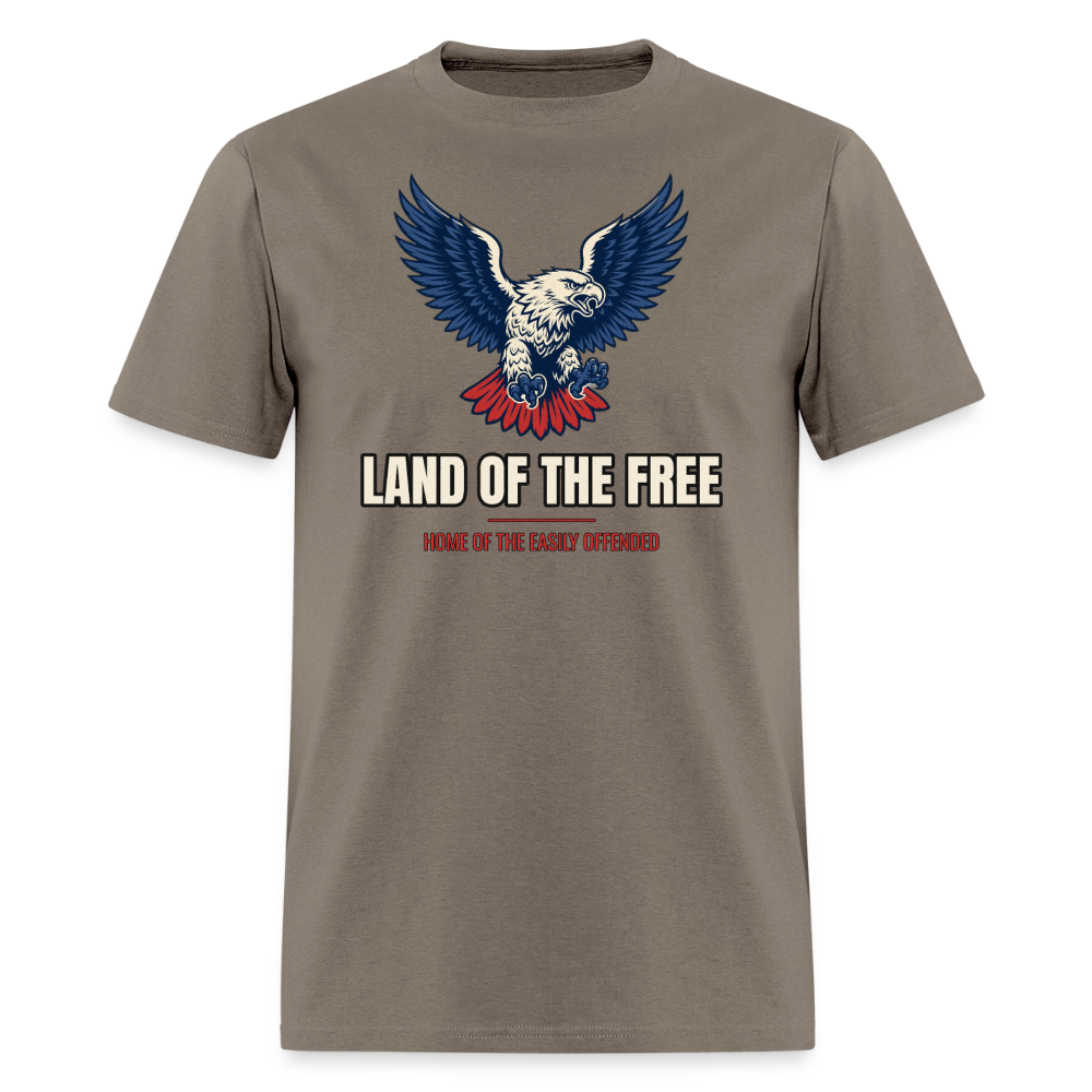 Land of the Free Eagle Classic T-Shirt - safari