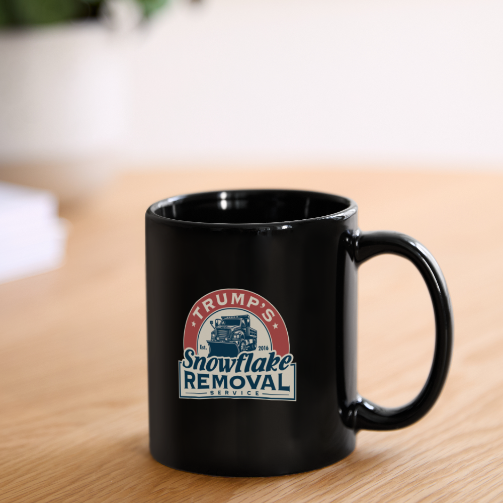 Trump's Snowflake Removal Service Full Color Mug - black