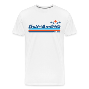 Gulf of America Men's Premium T-Shirt - white