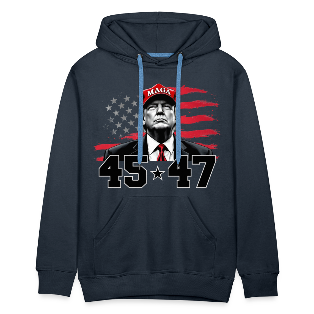 45 47 Trump Men’s Premium Hoodie - navy