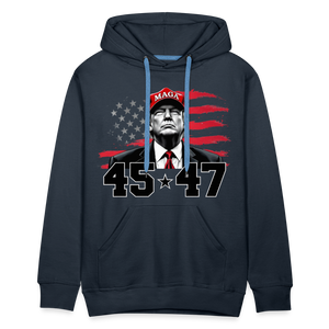 45 47 Trump Men’s Premium Hoodie - navy