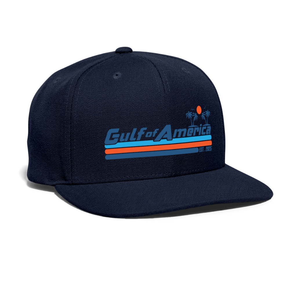 Gulf of America Snapback Baseball Cap - navy