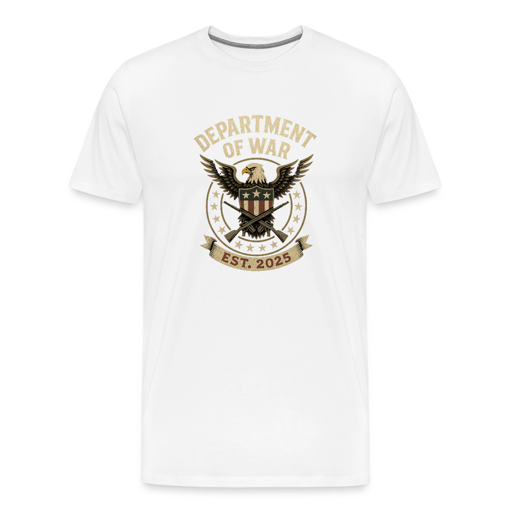Department of War Est. 2025 Men's Premium T-Shirt - white