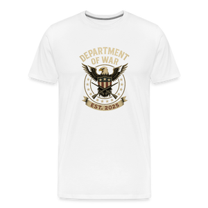 Department of War Est. 2025 Men's Premium T-Shirt - white