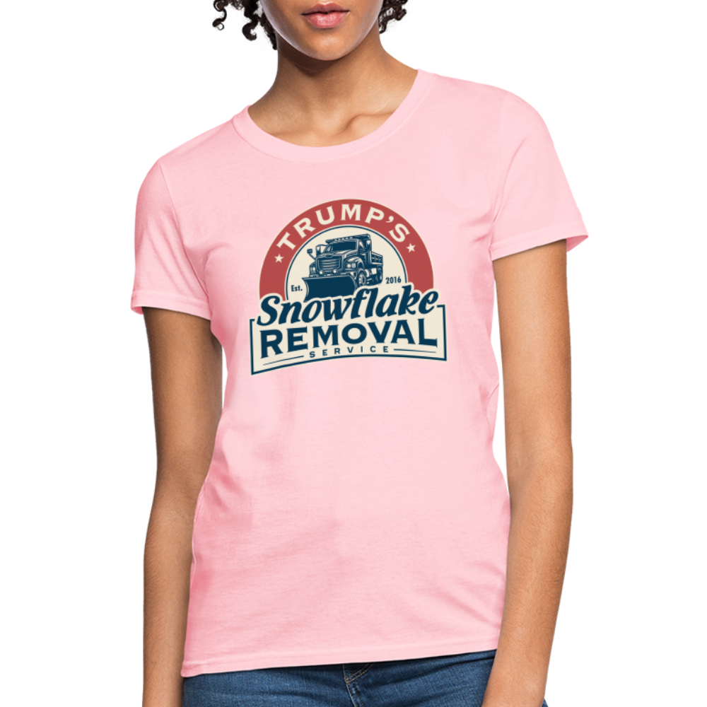 Trump's Snowflake Removal Service Women's T-Shirt - pink