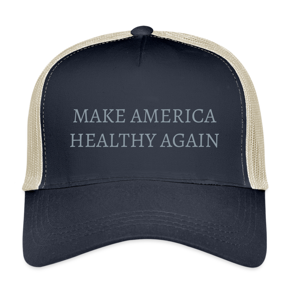 Make America Healthy Again Trucker Cap - pacific/oyster