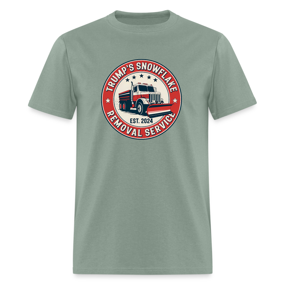 Trump's Snowflake Removal Service (Retro 2024) Unisex Classic T-Shirt - sage