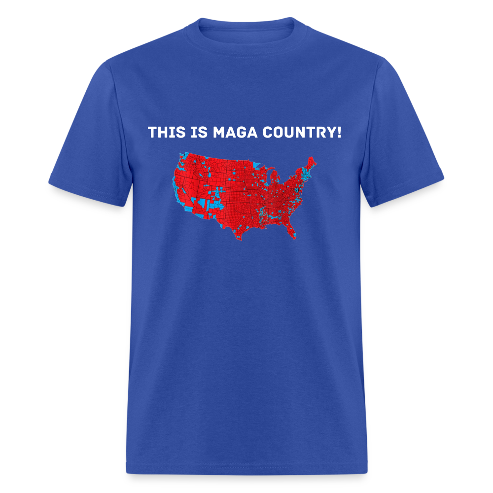 This is MAGA Country Unisex Classic T-Shirt - royal blue