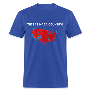 This is MAGA Country Unisex Classic T-Shirt - royal blue