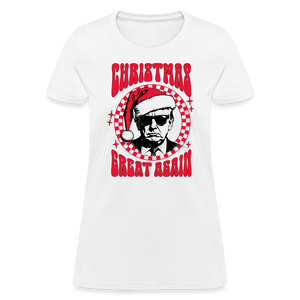 Christmas Great Again Women's T-Shirt - white