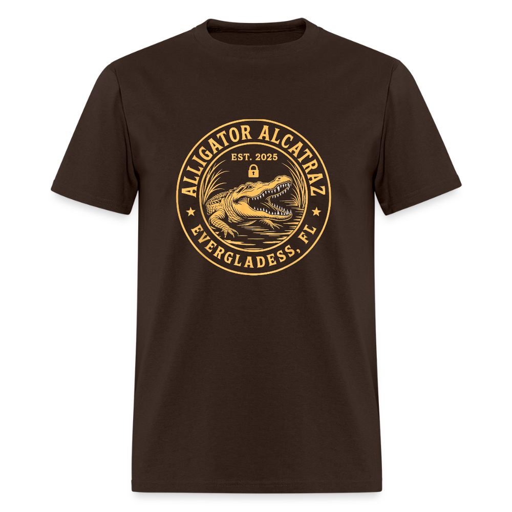 Alligator Alcatraz Men's Classic T-Shirt - brown