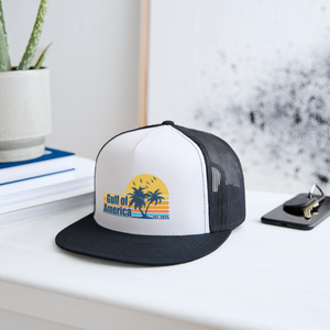 Gulf of America v3 Trucker Hat - white/black