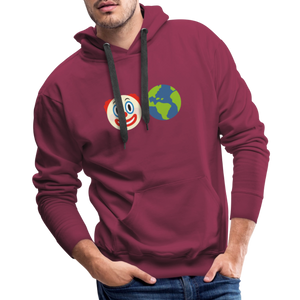 Clown World Men’s Premium Hoodie - burgundy