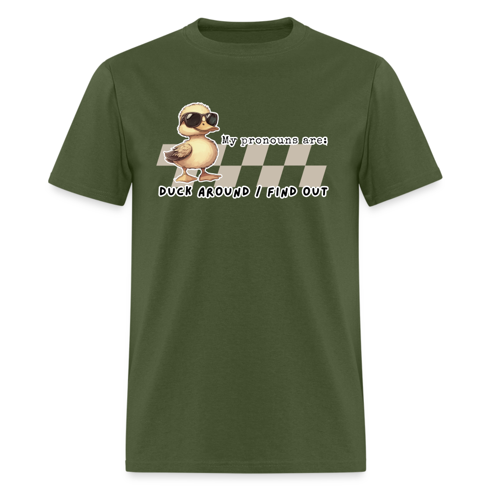 Duck around and Find out Men's Classic T-Shirt - military green