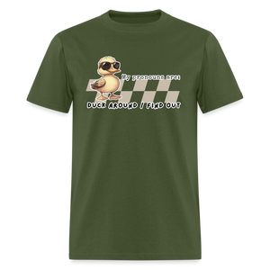 Duck around and Find out Men's Classic T-Shirt - military green