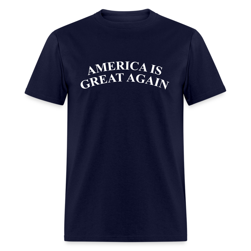 America Is Great Again Unisex Classic T-Shirt - navy