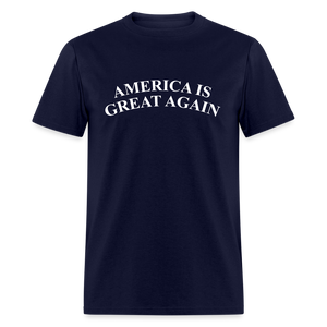 America Is Great Again Unisex Classic T-Shirt - navy