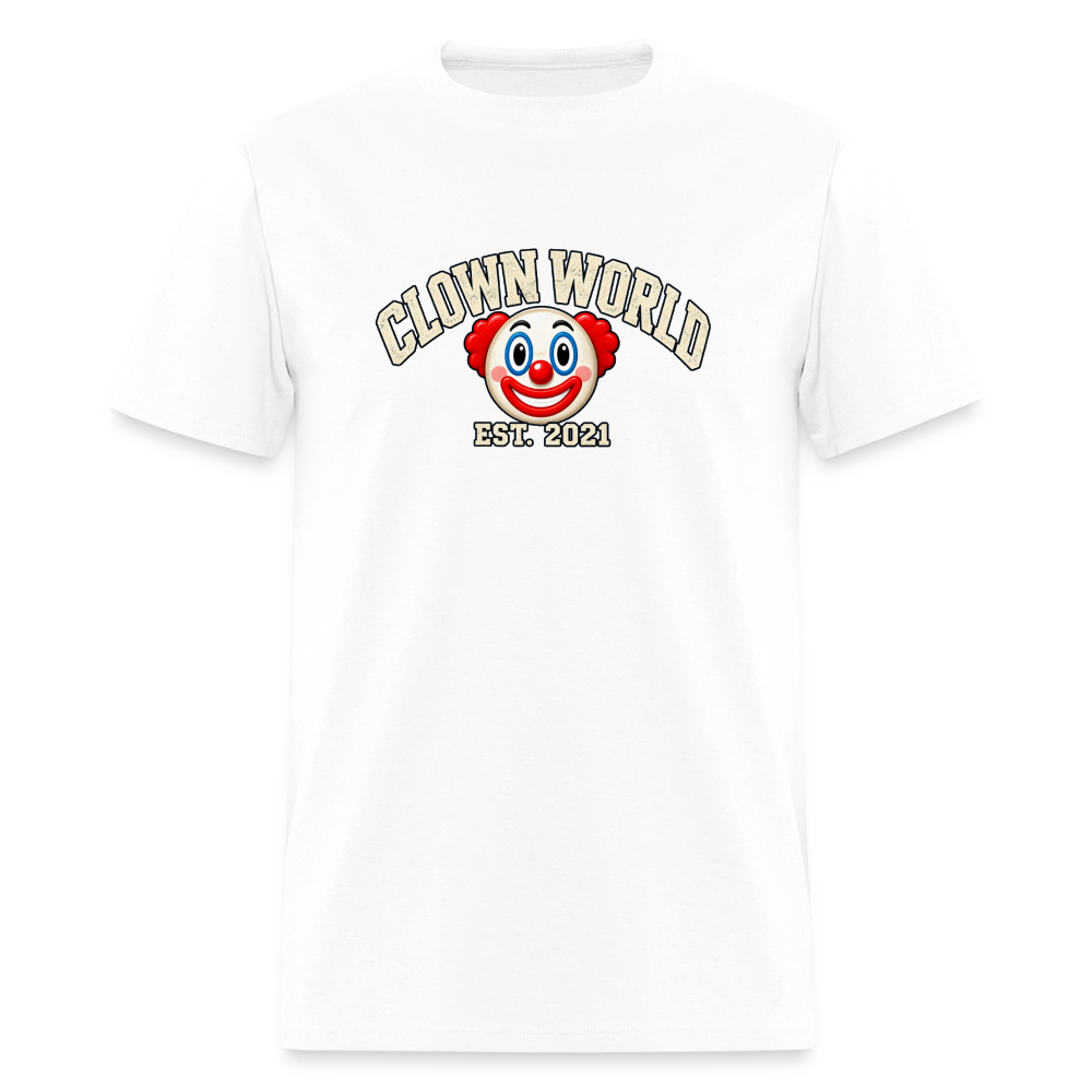 Clown World Est. 2021 Classic T-Shirt - white