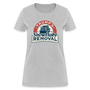 Trump's Snowflake Removal Service Women's T-Shirt - heather gray