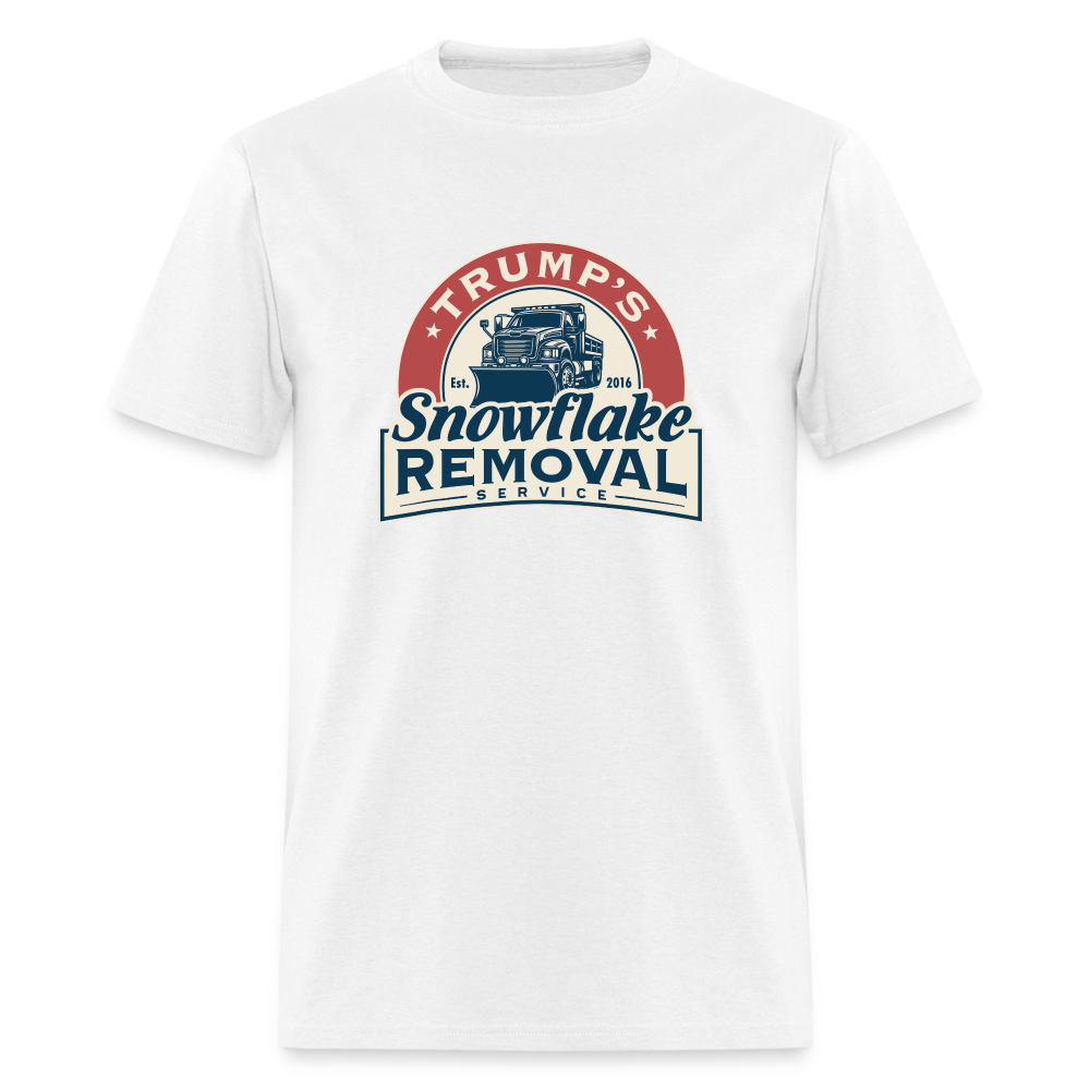 Trump's Snowflake Removal Service Classic T-Shirt - white