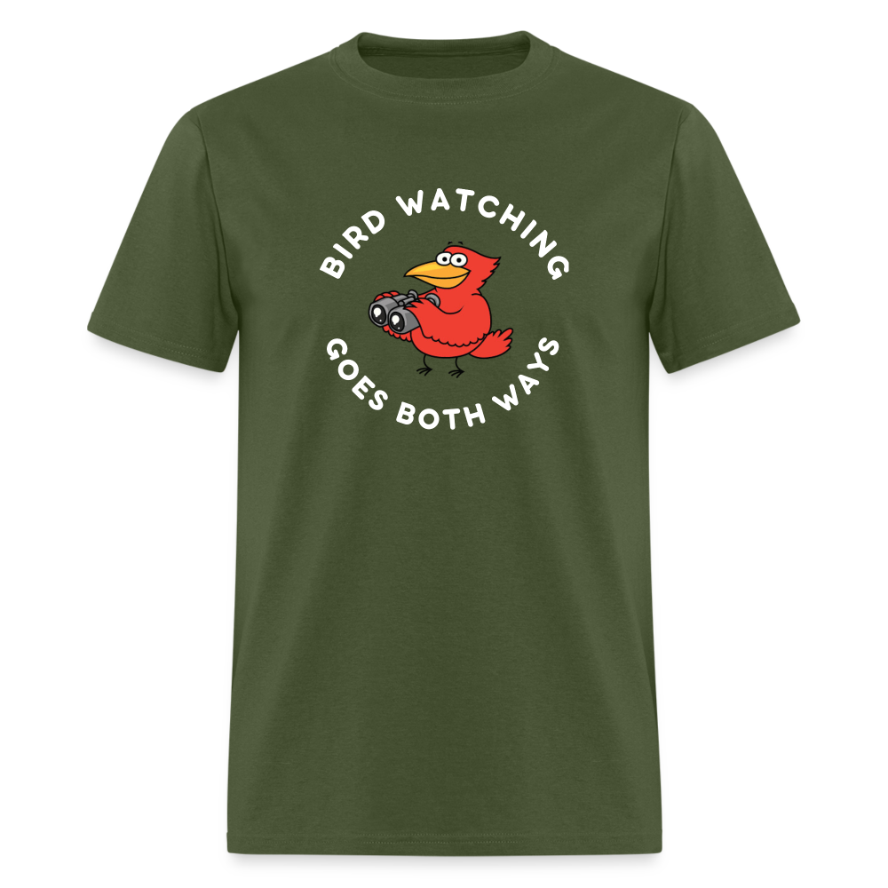 Bird Watching Goes Both Ways V2 Classic T-Shirt - military green