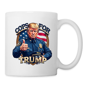 Cops For Trump Coffee/Tea Mug - white