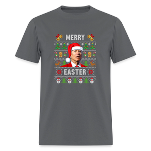 Funny Joe Biden Christmas Classic Men's T-Shirt - charcoal
