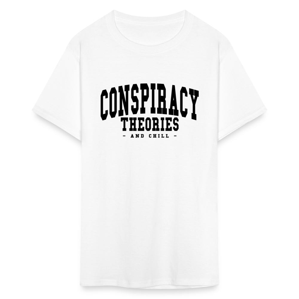 Conspiracy theories and chill Unisex Classic T-Shirt - white