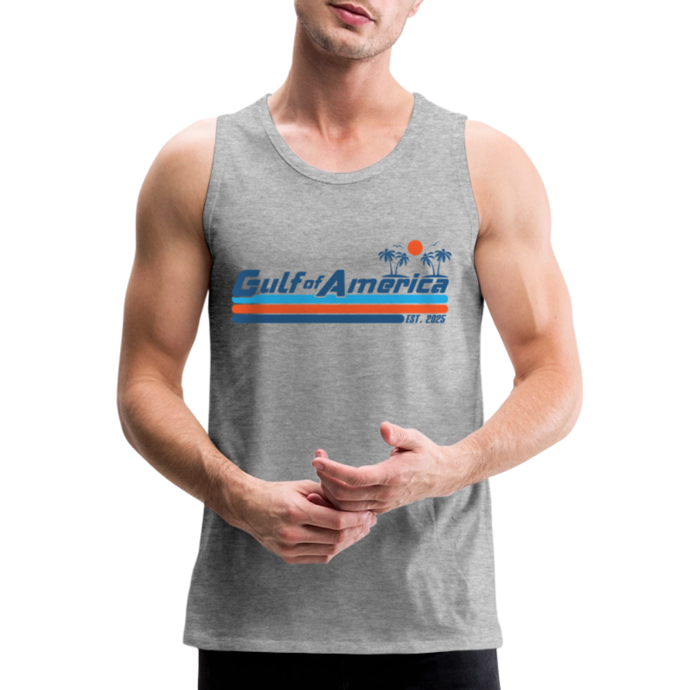 Gulf of America Men’s Premium Tank - heather gray