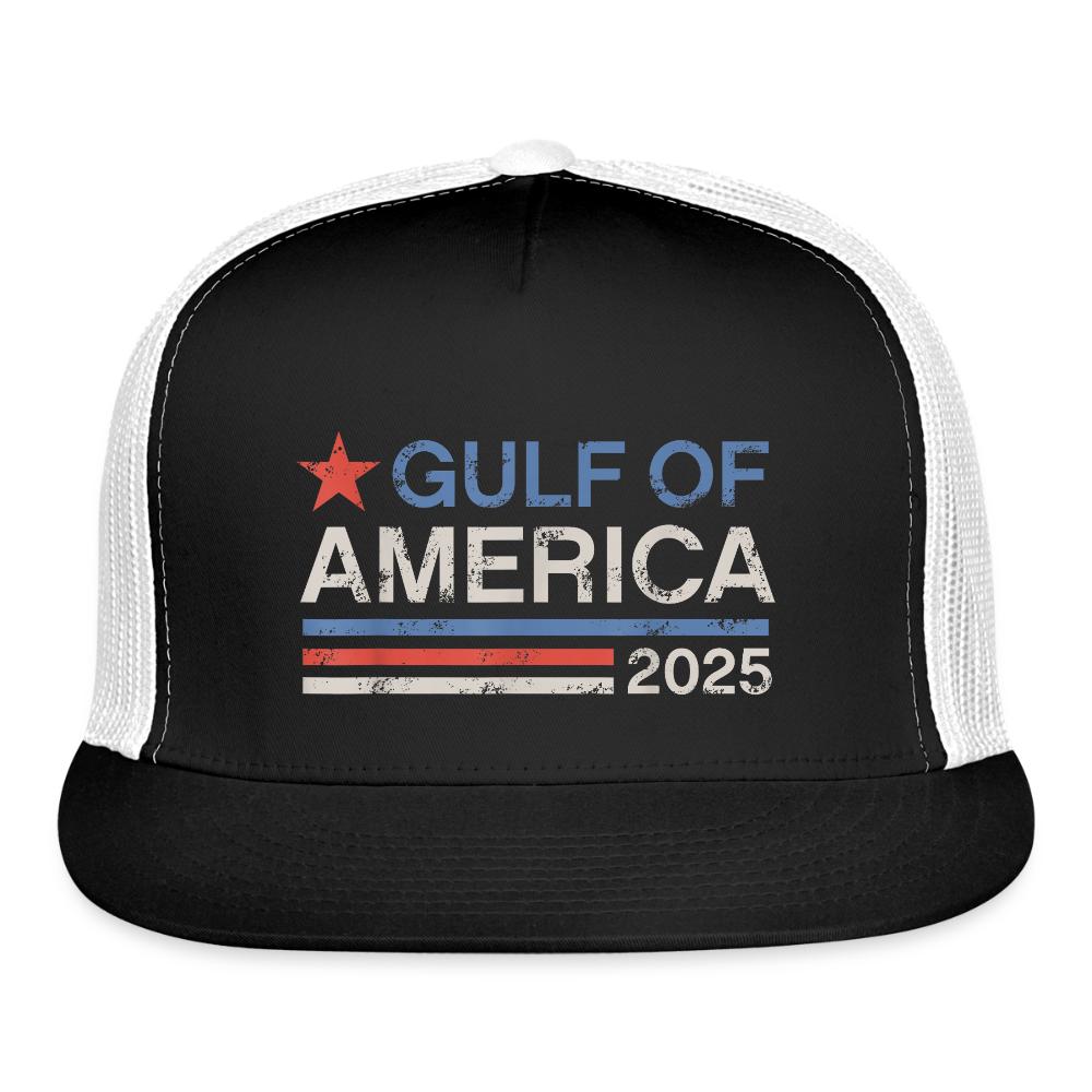 Gulf of America v4 Trucker Hat - black/white