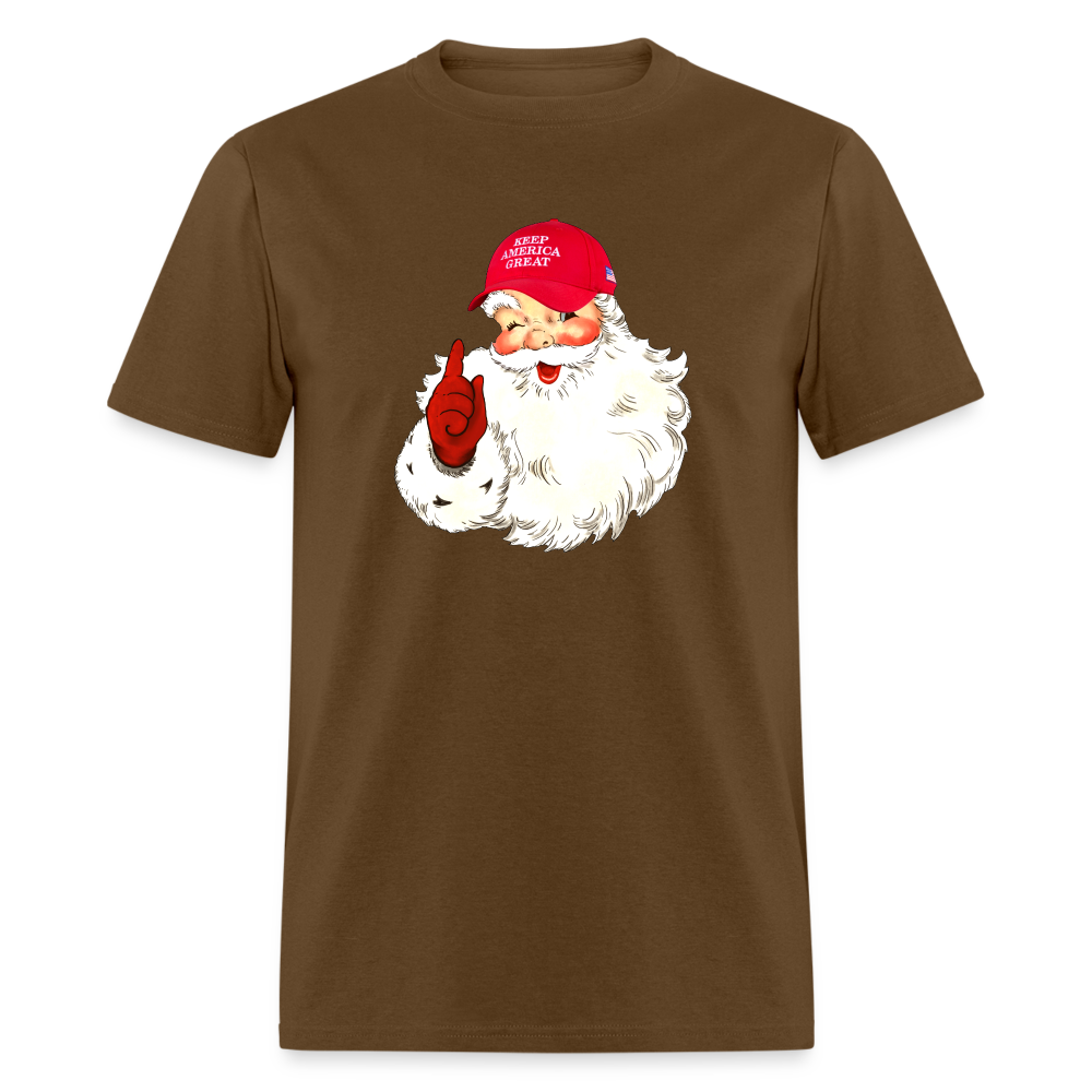 MAGA Santa Classic T-Shirt - brown