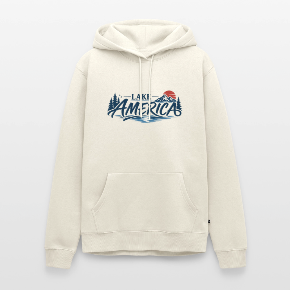 Lake America Men’s Premium Hoodie - off white