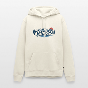 Lake America Men’s Premium Hoodie - off white