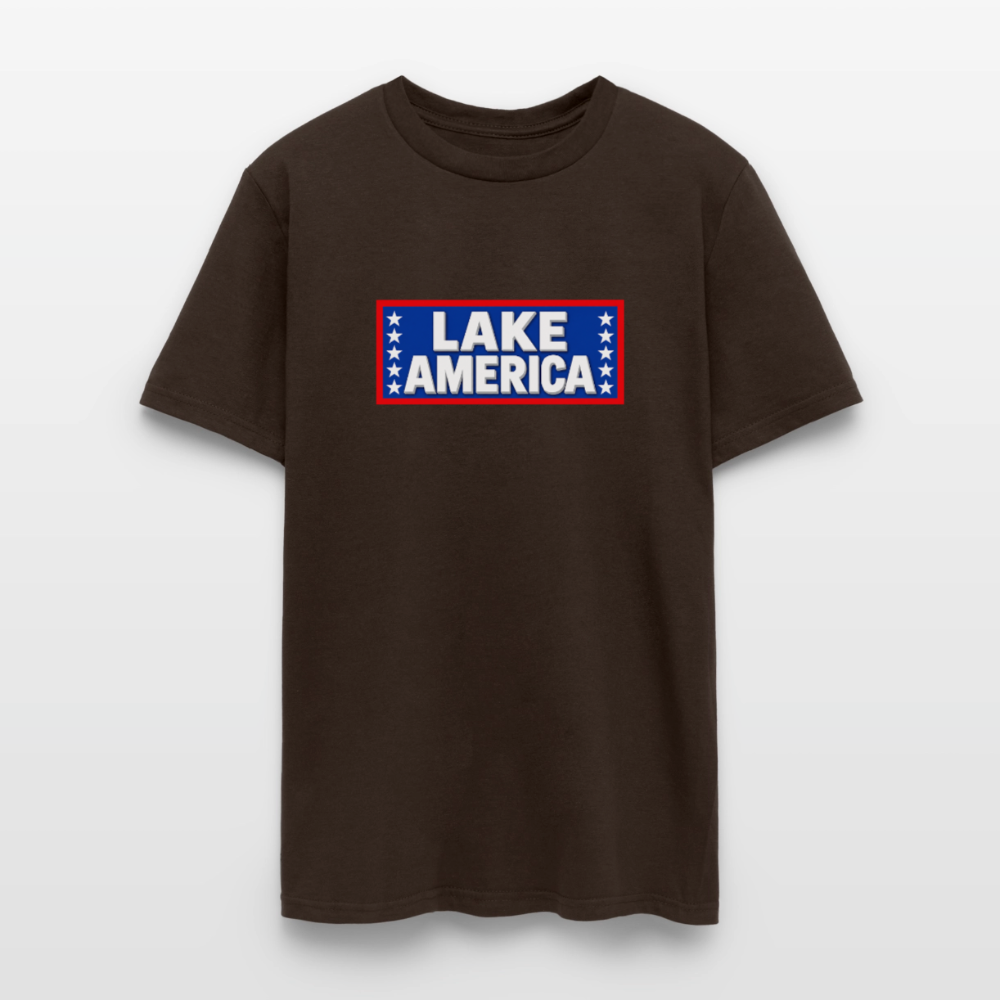 Lake America T-Shirt Men's T-Shirt - brown
