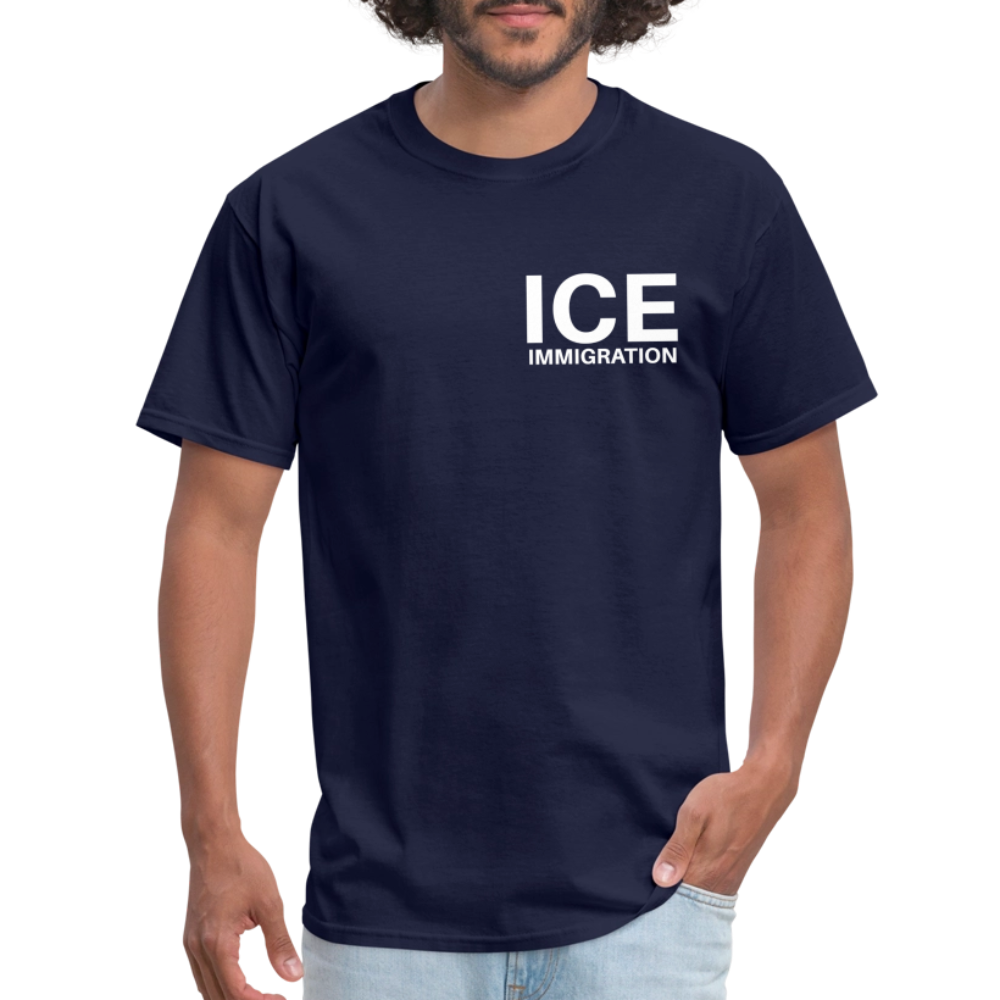 ICE Immigration Unisex Classic T-Shirt - navy