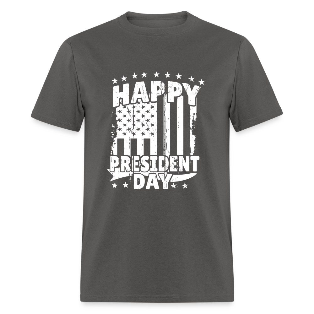 Happy President Day Unisex Classic T-Shirt - charcoal