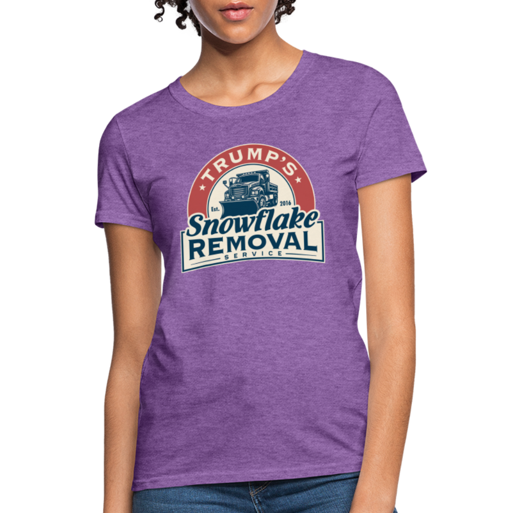 Trump's Snowflake Removal Service Women's T-Shirt - purple heather