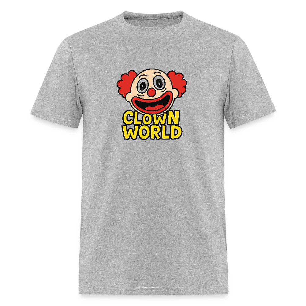 Clown World Funny Rebrand Men's T-Shirt - heather gray